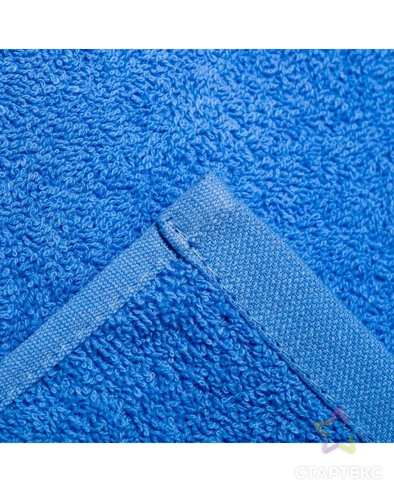 Полотенце махровое гладкокрашеное 70х140 см, 400 г/м2,голубой , 100% хлопок арт. СМЛ-21010-1-СМЛ2827173
