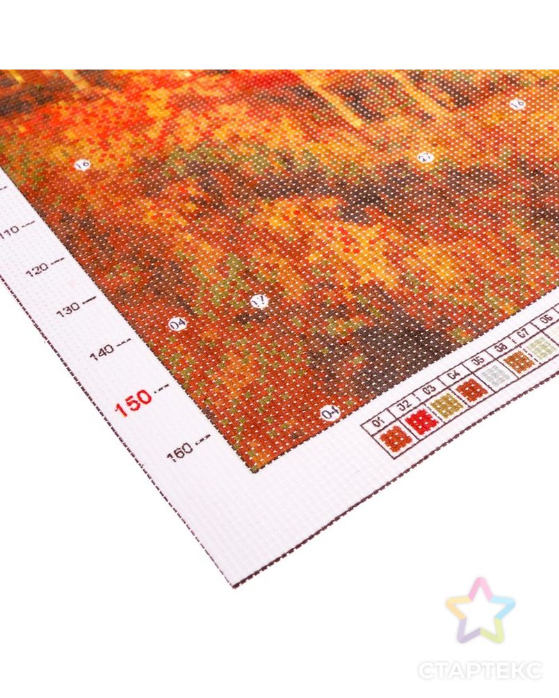 Канва для вышивания с рисунком «Левитан. Золотая осень» 47 х 39 см арт. СМЛ-6275-1-СМЛ2833039 2