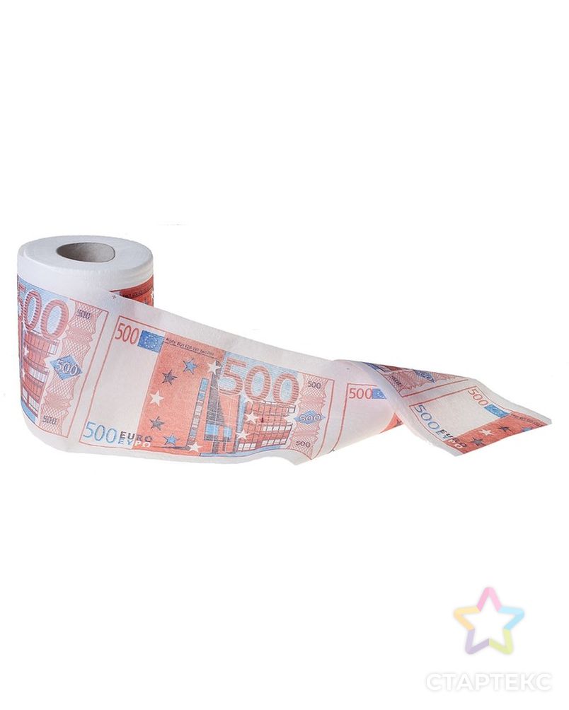 Туалетная бумага "500 евро" арт. СМЛ-105529-1-СМЛ0000287915