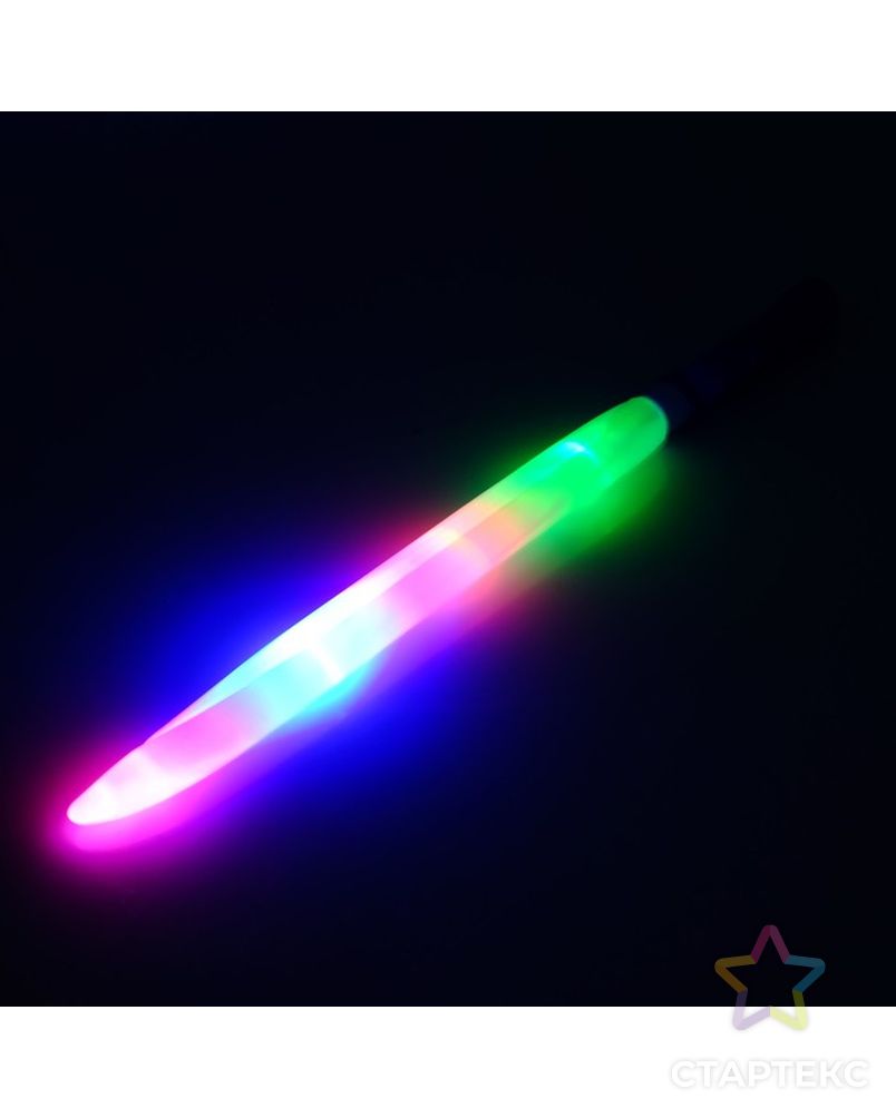 Меч световой «Воин света», световые эффекты, работает от батареек, цв МИКС арт. СМЛ-54107-1-СМЛ0002880707 6