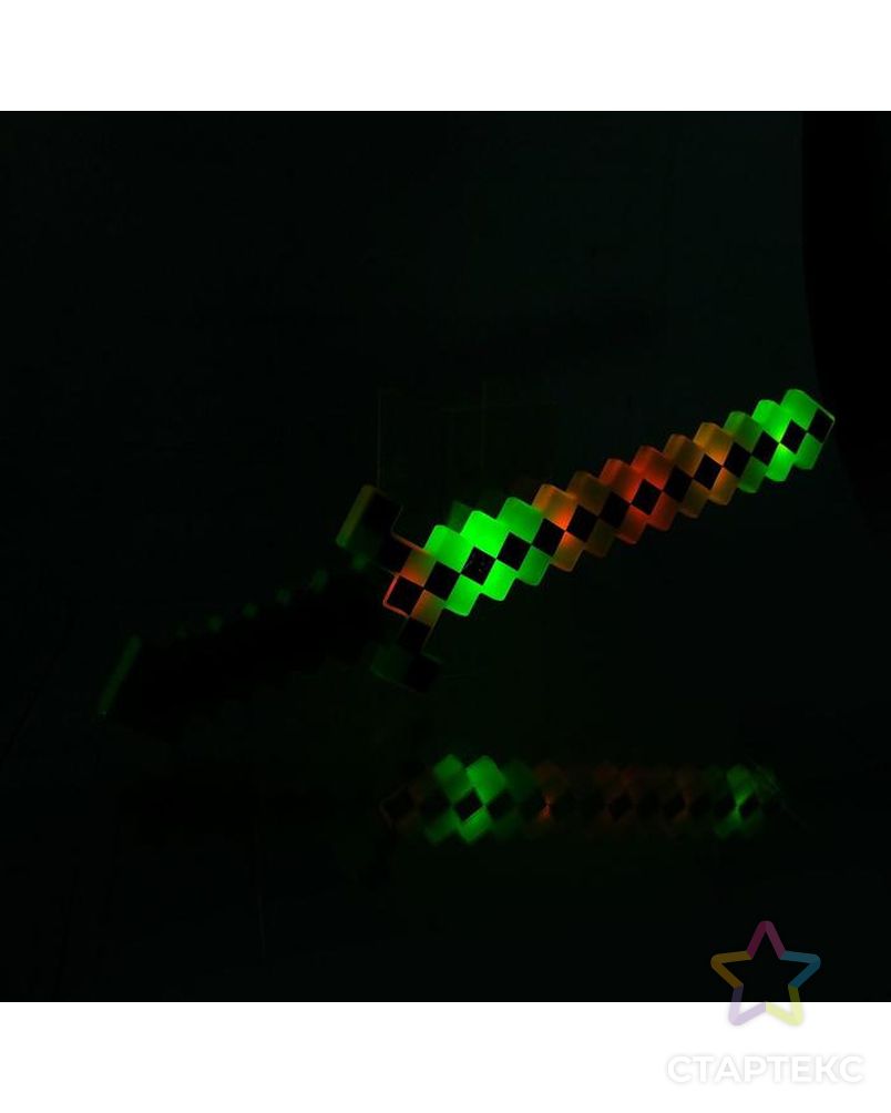Меч световой «Крафт», световые и звуковые эффекты, работает от батареек арт. СМЛ-54108-1-СМЛ0002880711 6