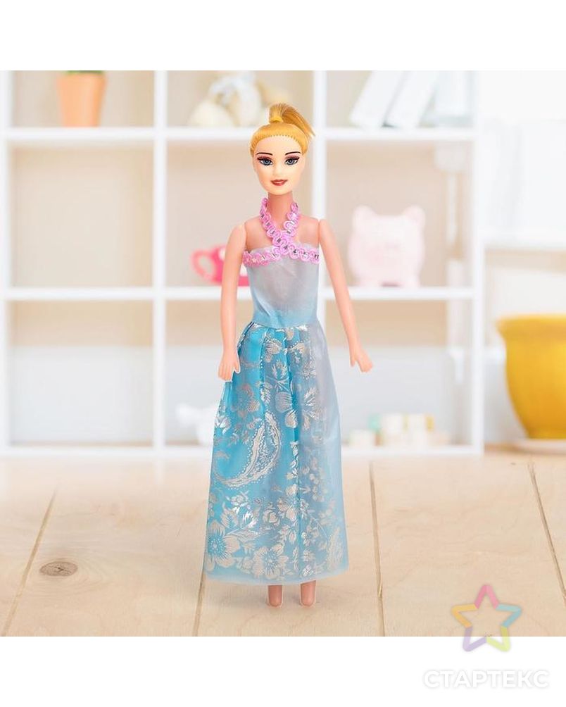 Кукла модель "Наташа" в длинном платье, МИКС арт. СМЛ-53068-1-СМЛ0002905354 2