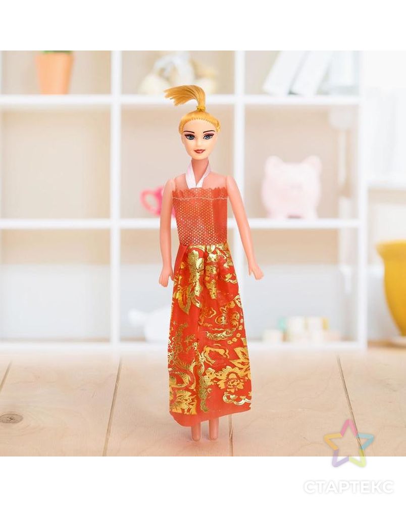 Кукла модель "Наташа" в длинном платье, МИКС арт. СМЛ-53068-1-СМЛ0002905354 3