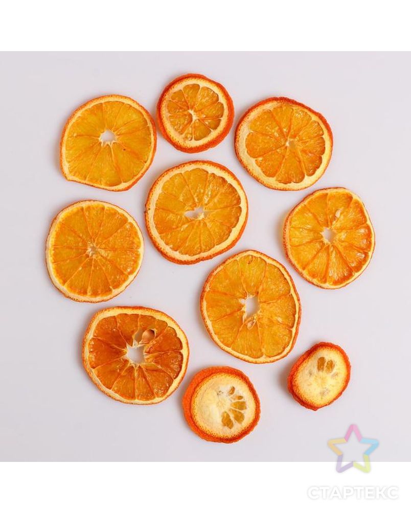 Апельсин сушеный, 10шт, пакет арт. СМЛ-108167-1-СМЛ0002908564