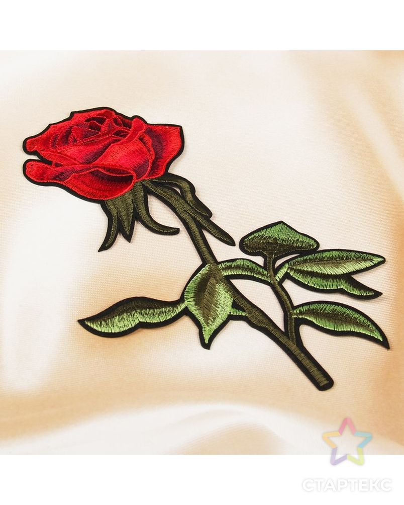 Термоаппликация «Роза» р.15,5х23 см арт. СМЛ-6586-1-СМЛ2925089 2