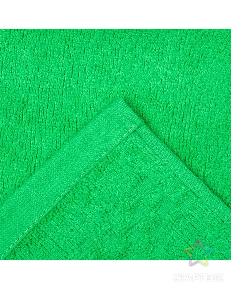 Полотенце Collorista "Ракушка" однотонное, цв. зелёный, 50*90 см, 400 гр/м2, хл 100% арт. СМЛ-6591-1-СМЛ2927270 4