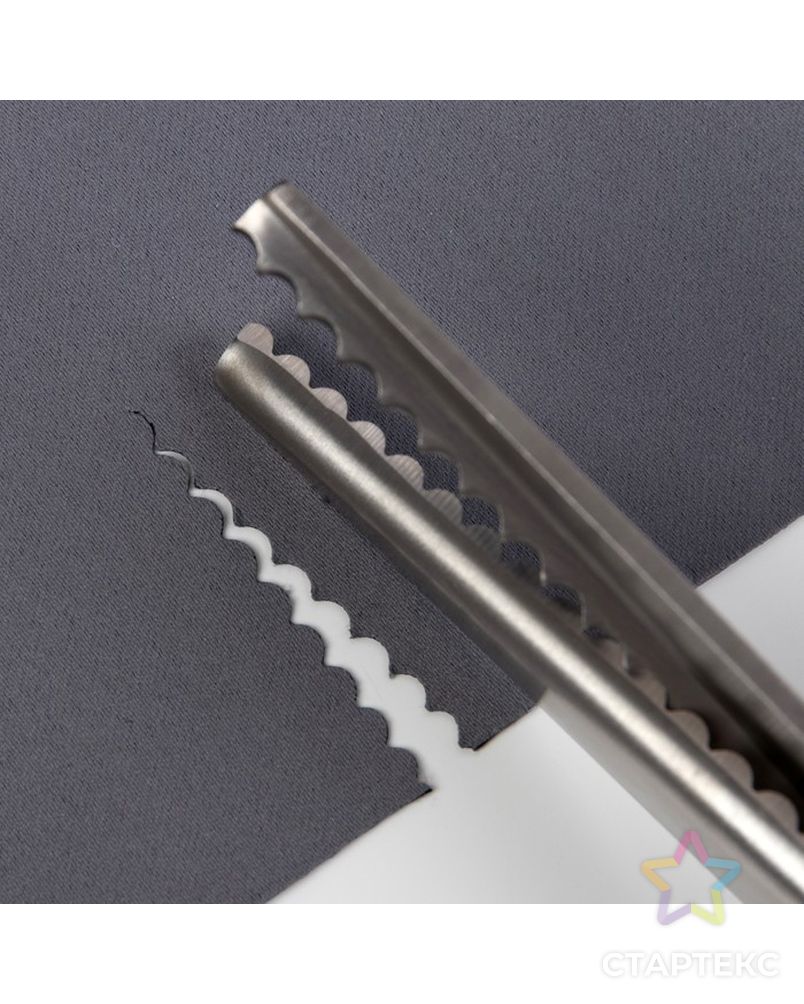 Ножницы «Волна», 23 см, шаг - 5 мм арт. СМЛ-23963-1-СМЛ0029278 4