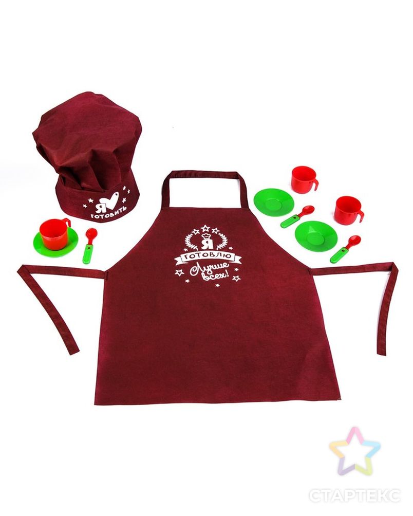 Игровой набор «Шеф-повар» с фартуком и аксессуарами арт. СМЛ-53416-1-СМЛ0002929886 2