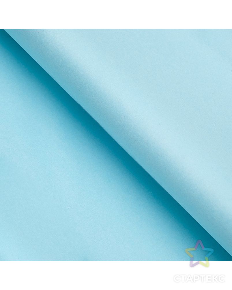 Бумага упаковочная тишью, голубой, 50 см х 66 см уп.10 листов арт. СМЛ-54011-1-СМЛ0002932070 1