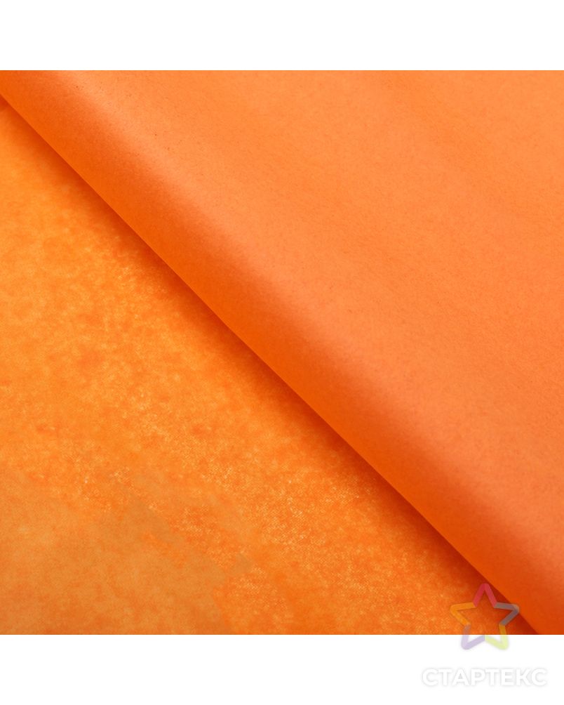 Бумага упаковочная тишью, оранжевый, 50 см х 66 см уп.10 листов арт. СМЛ-54016-1-СМЛ0002932075 1