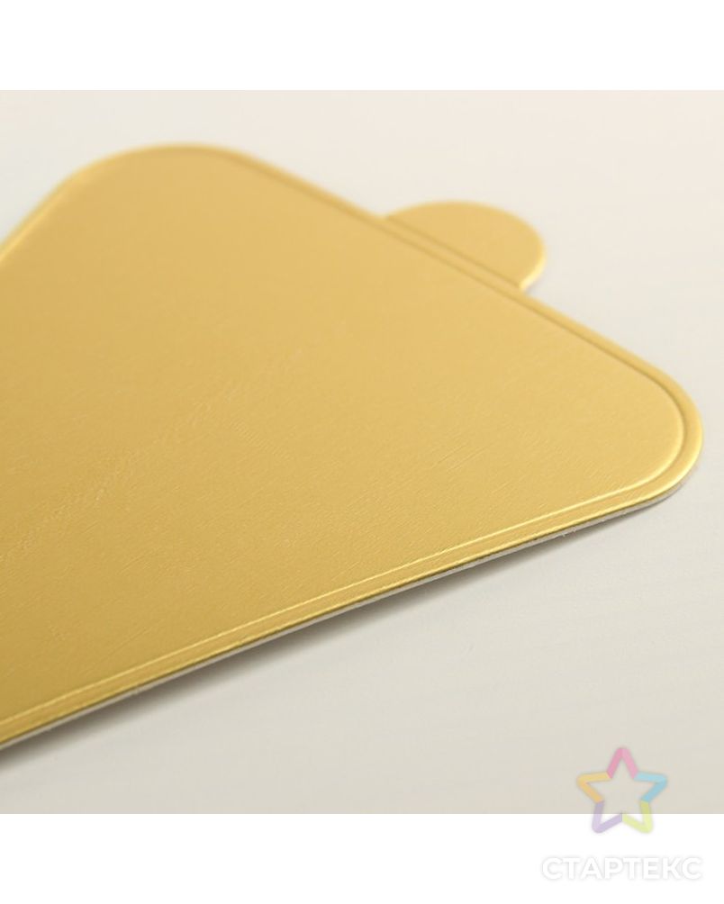 Подложка для пирожного «Золото», 12,5×7,5 см арт. СМЛ-55005-1-СМЛ0002941953 3