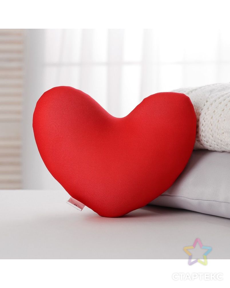 Подушка антистресс «Люблю», сердце арт. СМЛ-120609-1-СМЛ0002952145 3