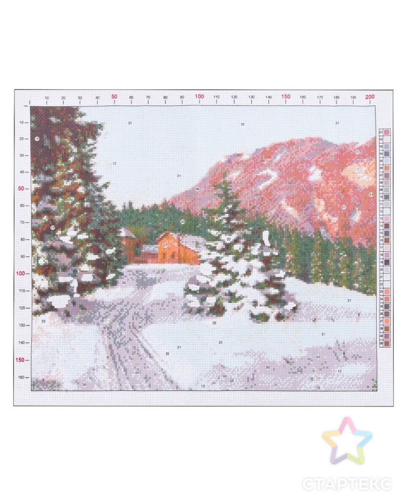 Канва для вышивания с рисунком «Бессонов. Зимний пейзаж», 47 х 39 см арт. СМЛ-6747-1-СМЛ2956807 1