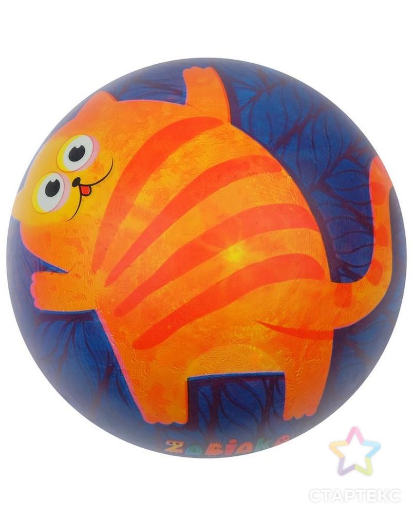 Мяч детский «Котик», d=22 см, 60 г арт. СМЛ-57221-1-СМЛ0002964813 1