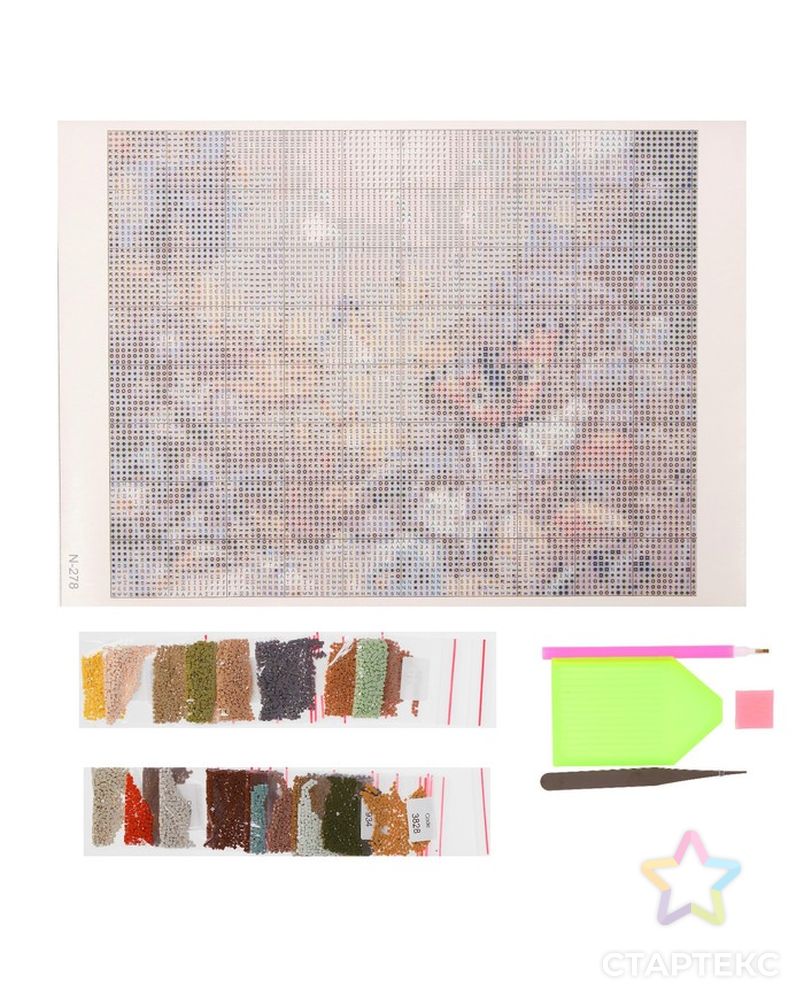 Алмазная мозаика "Волшебное утро", 25 цветов арт. СМЛ-6805-1-СМЛ2967584 2
