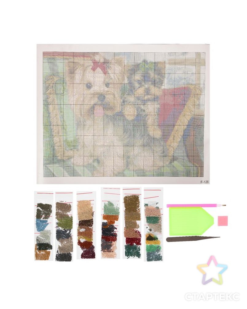 Алмазная мозаика "Милашки", 48 цветов арт. СМЛ-6818-1-СМЛ2967814