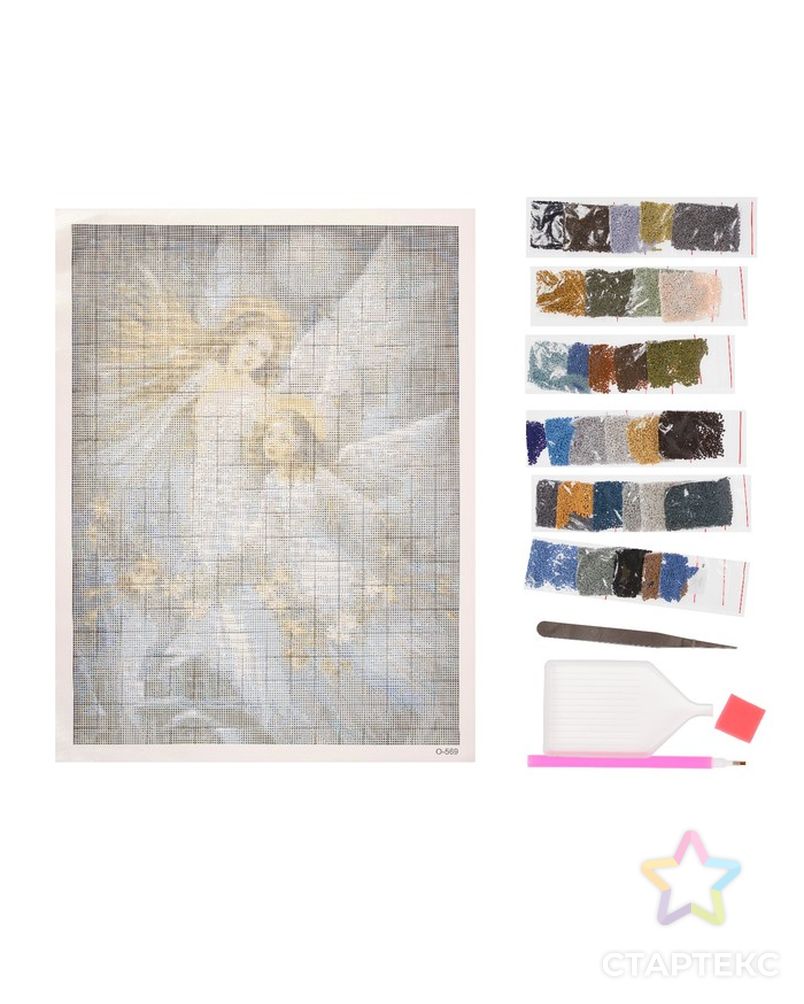 Алмазная мозаика "Светящиеся ангелы", 31 цвет, 40 × 32 см арт. СМЛ-6834-1-СМЛ2967983 2