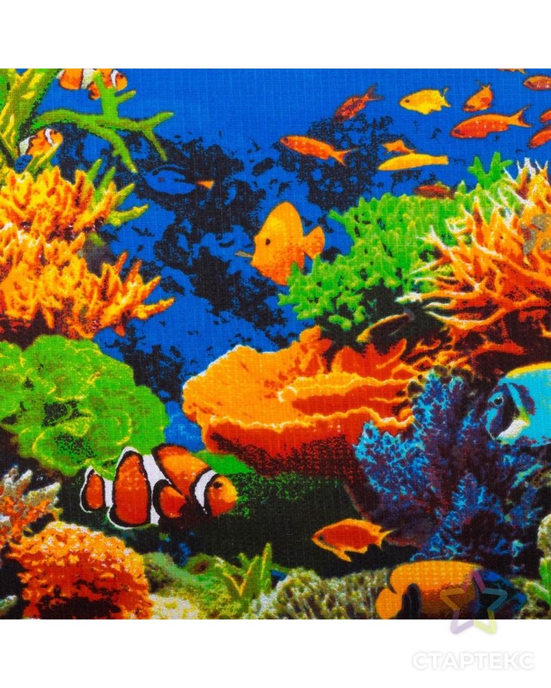 Вафельное полотенце пляжное «Дельфин» 80х150 см, разноцветный, 160г/м2,хлопок 100% арт. СМЛ-26046-1-СМЛ2979621 2