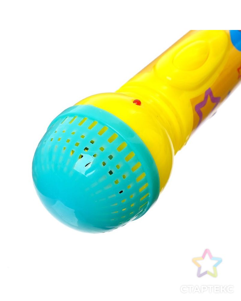 Микрофон музыкальный «Мишка», световые и звуковые эффекты, работает от батареек арт. СМЛ-58428-1-СМЛ0002983413 3