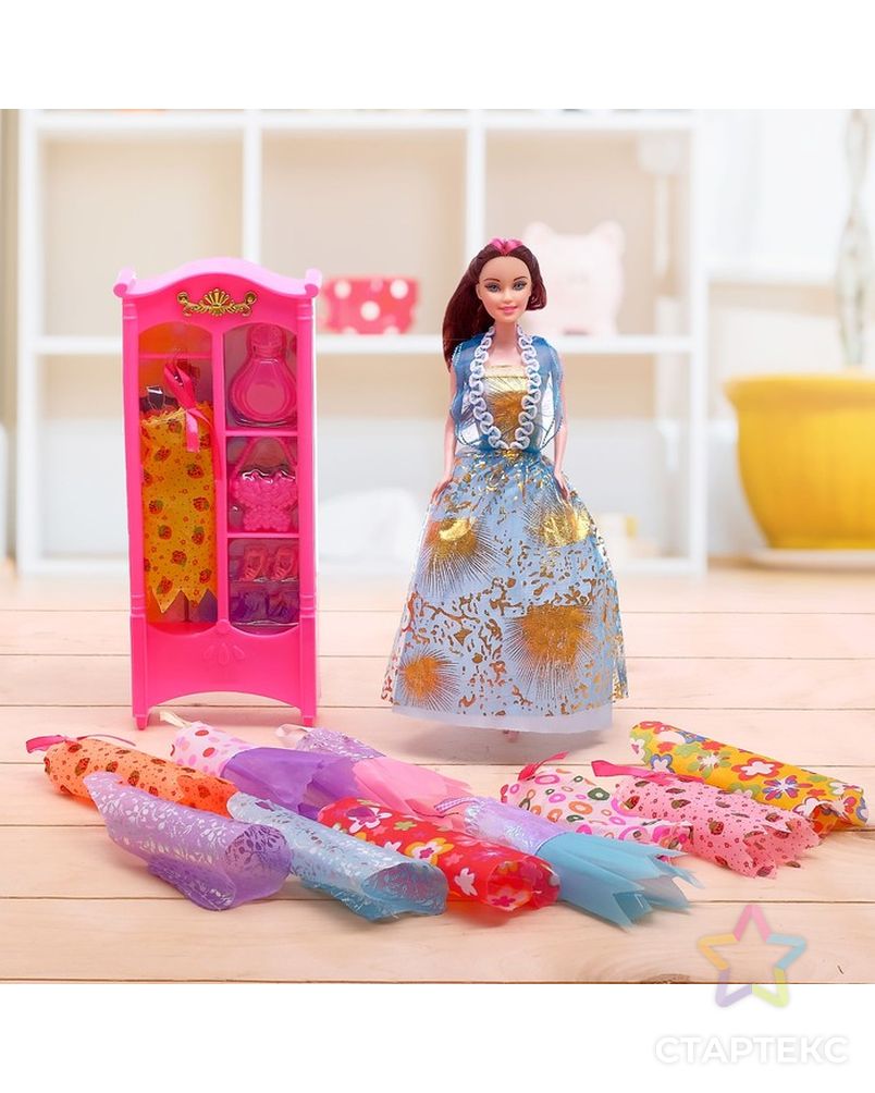 Кукла модель «Анна» с набором платьев, с аксессуарами цвета: МИКС арт. СМЛ-54651-1-СМЛ0002985005 4