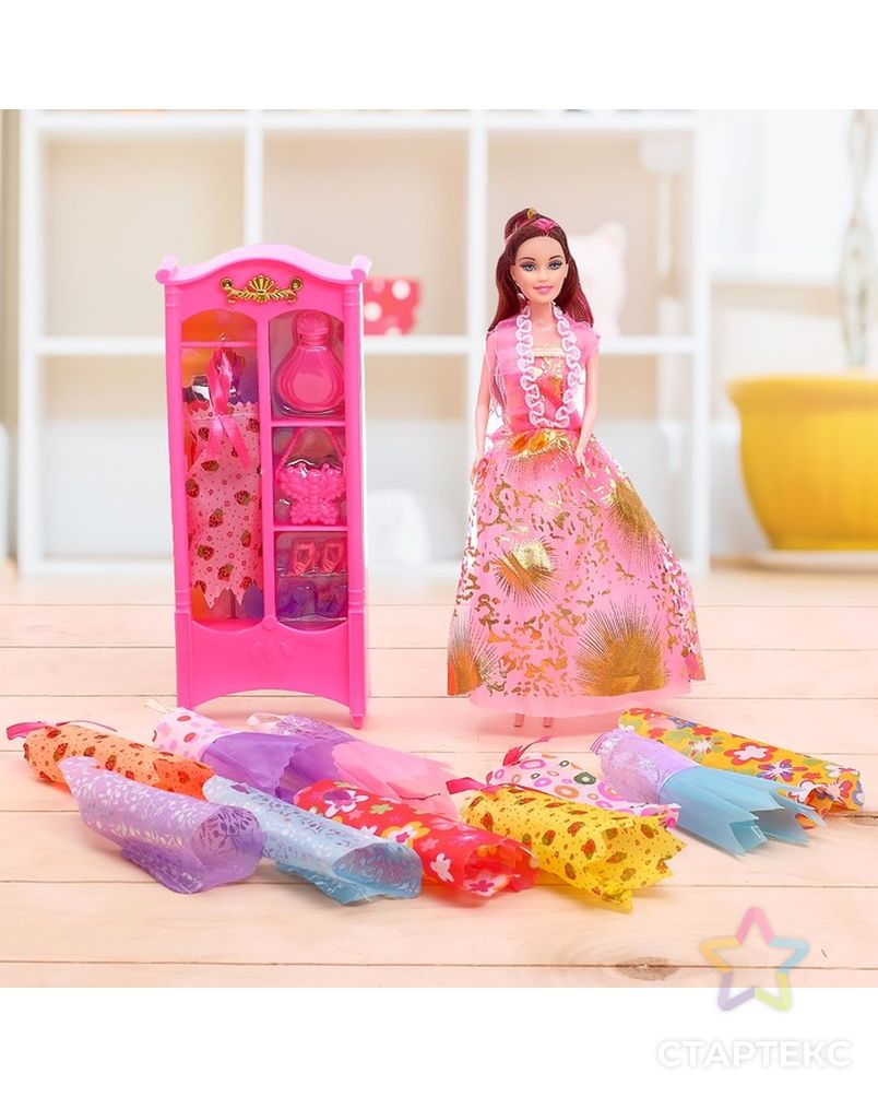 Кукла модель «Анна» с набором платьев, с аксессуарами цвета: МИКС арт. СМЛ-54651-1-СМЛ0002985005 5