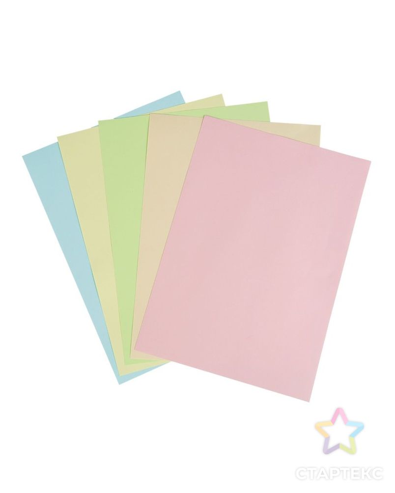 Бумага цветная А4, 100 листов Calligrata Mix, 10 цветов, тонированная в массе, 80 г/м² арт. СМЛ-173795-1-СМЛ0002991497 3