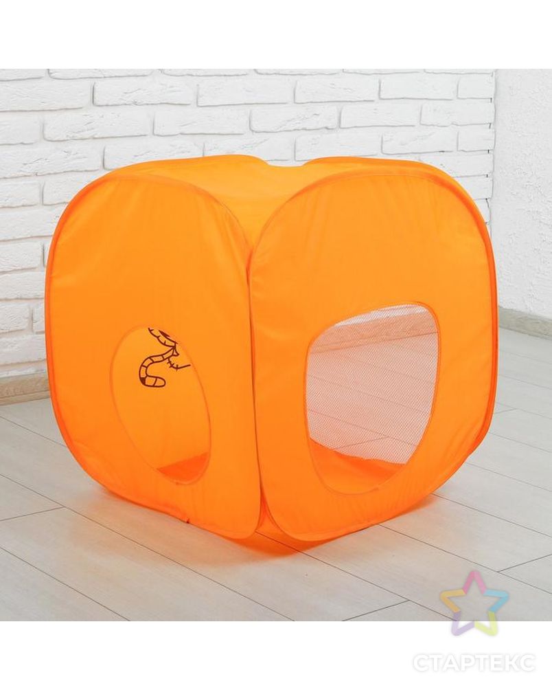 Палатка детская «Домик. Весёлый тигрёнок», 60 × 60 × 60 см арт. СМЛ-98540-1-СМЛ0002996417 4