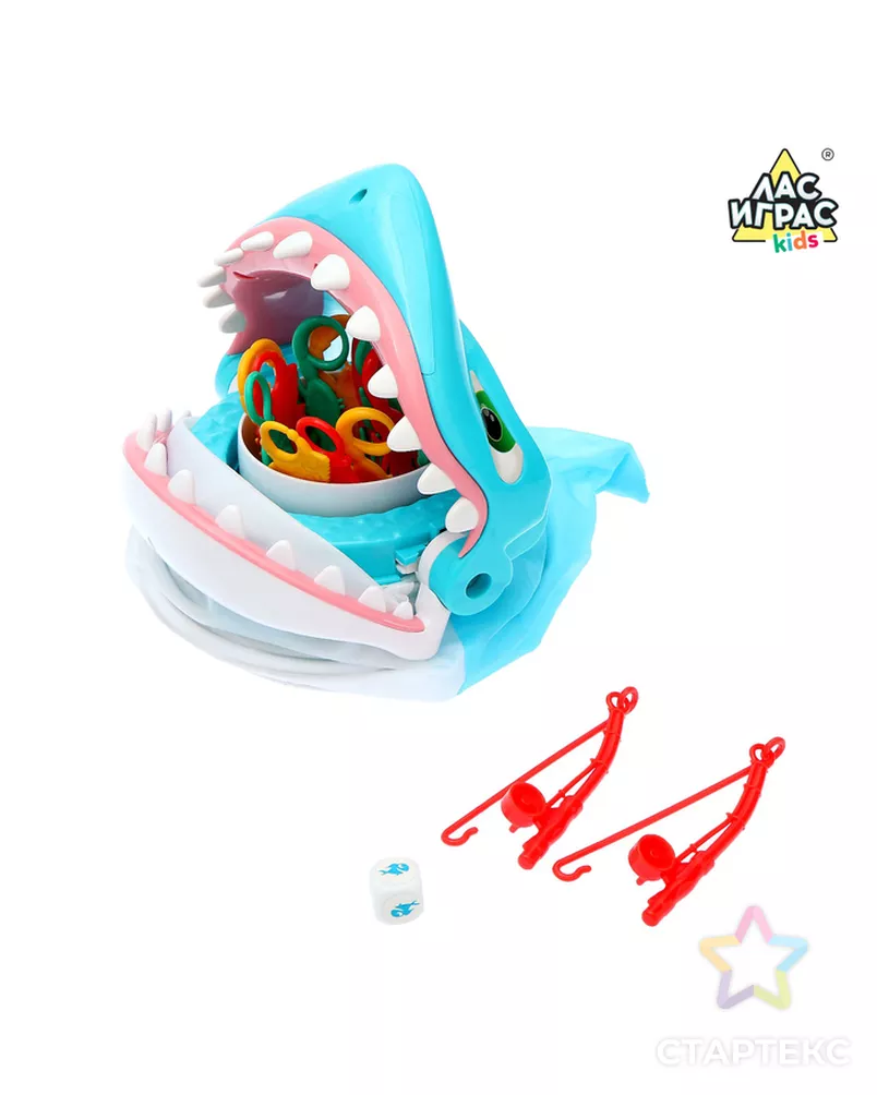 Настольная игра «Акула атакует», удочки, кубик арт. СМЛ-101865-1-СМЛ0002997891 - рис. 2