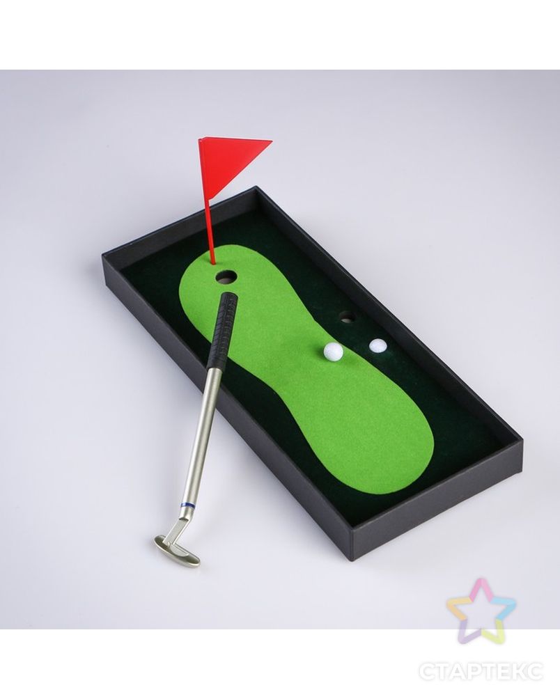 Мини-гольф "Настольный", набор для игры, 25х10 см арт. СМЛ-56321-1-СМЛ0003004762 1