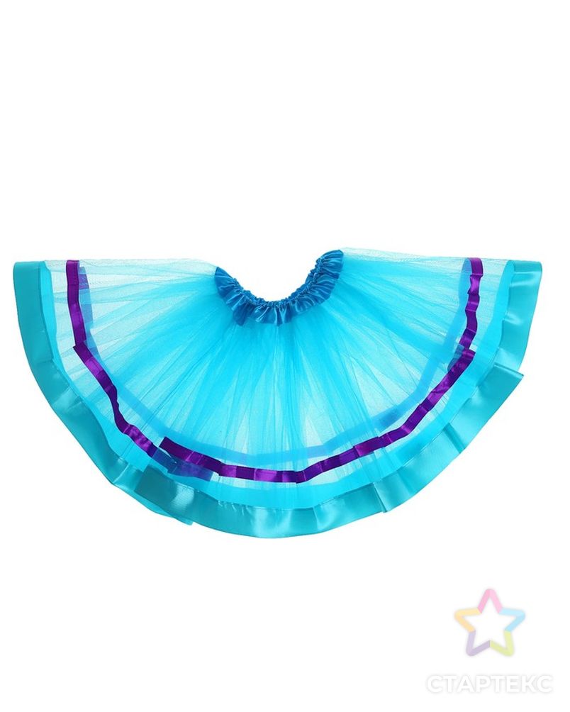 Карнавальная юбка «Красотка», трёхслойная, цвет фиолетовый арт. СМЛ-98209-5-СМЛ0003025982 1