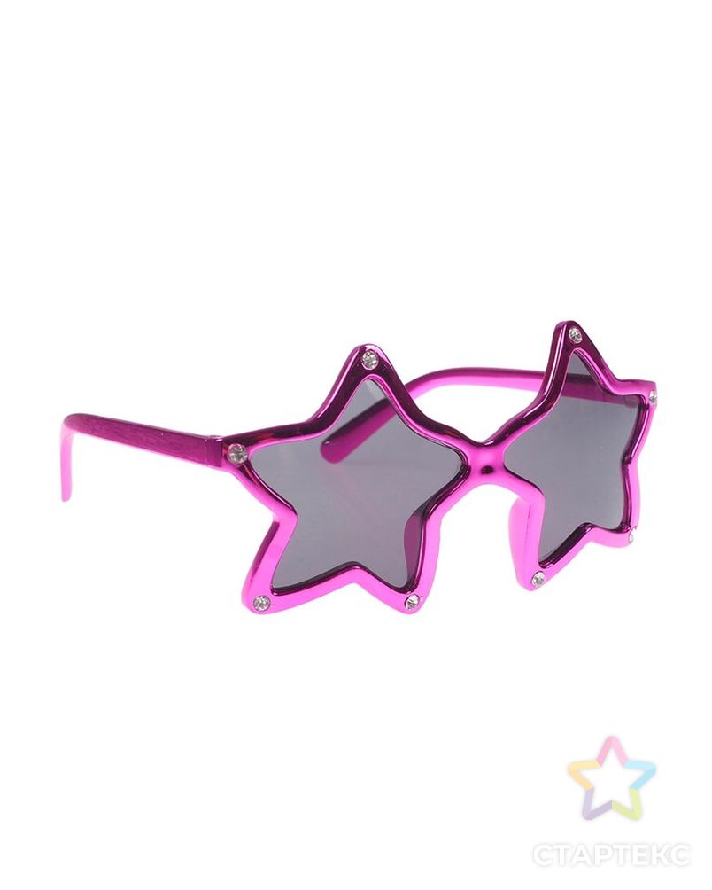Карнавальные очки «Звёзды», цвета МИКС арт. СМЛ-54628-1-СМЛ0003032670