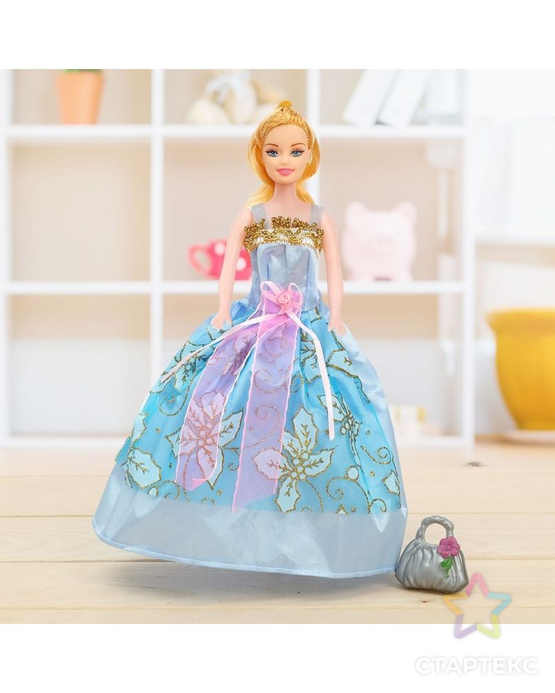 Кукла модель "Милена" в пышном платье с аксессуарами, МИКС арт. СМЛ-54835-1-СМЛ0003036096 11
