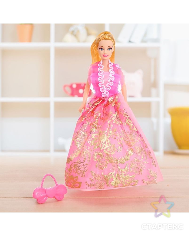 Кукла модель "Милена" в пышном платье с аксессуарами, МИКС арт. СМЛ-54835-1-СМЛ0003036096 5