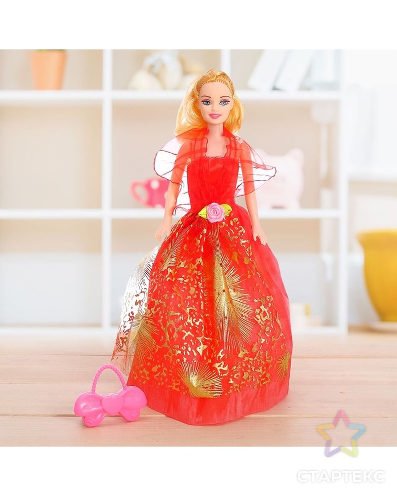 Кукла модель "Милена" в пышном платье с аксессуарами, МИКС арт. СМЛ-54835-1-СМЛ0003036096 6