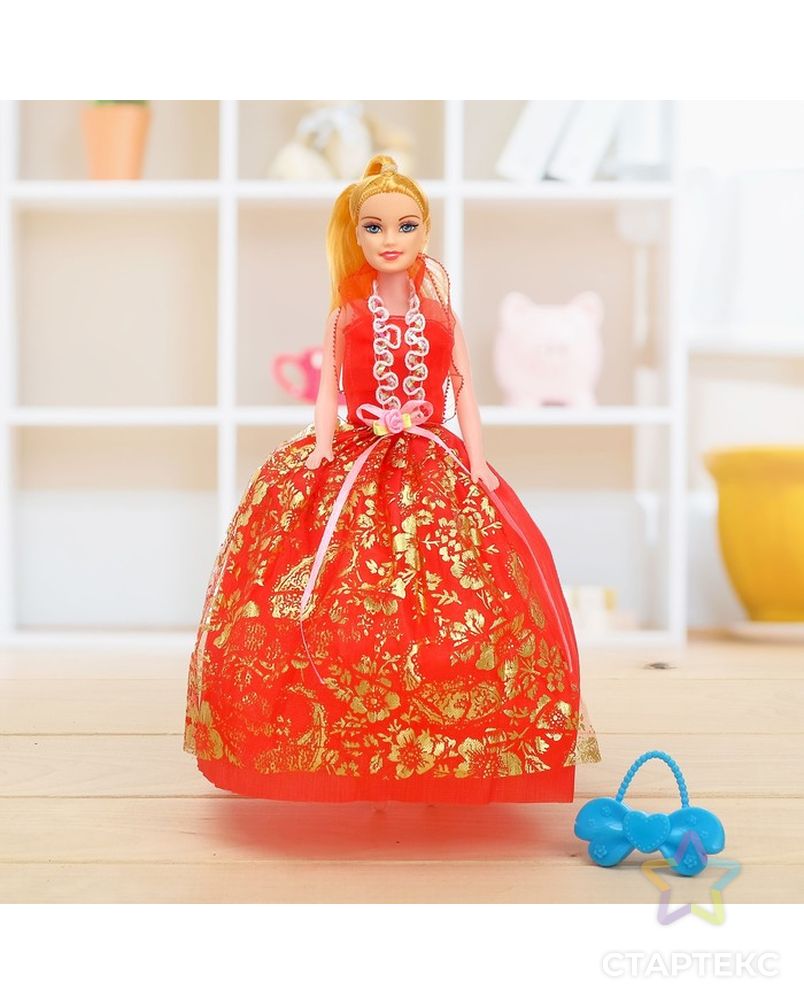 Кукла модель "Милена" в пышном платье с аксессуарами, МИКС арт. СМЛ-54835-1-СМЛ0003036096 8