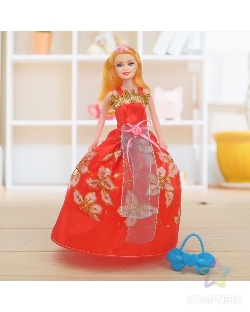 Кукла модель "Милена" в пышном платье с аксессуарами, МИКС арт. СМЛ-54835-1-СМЛ0003036096 9