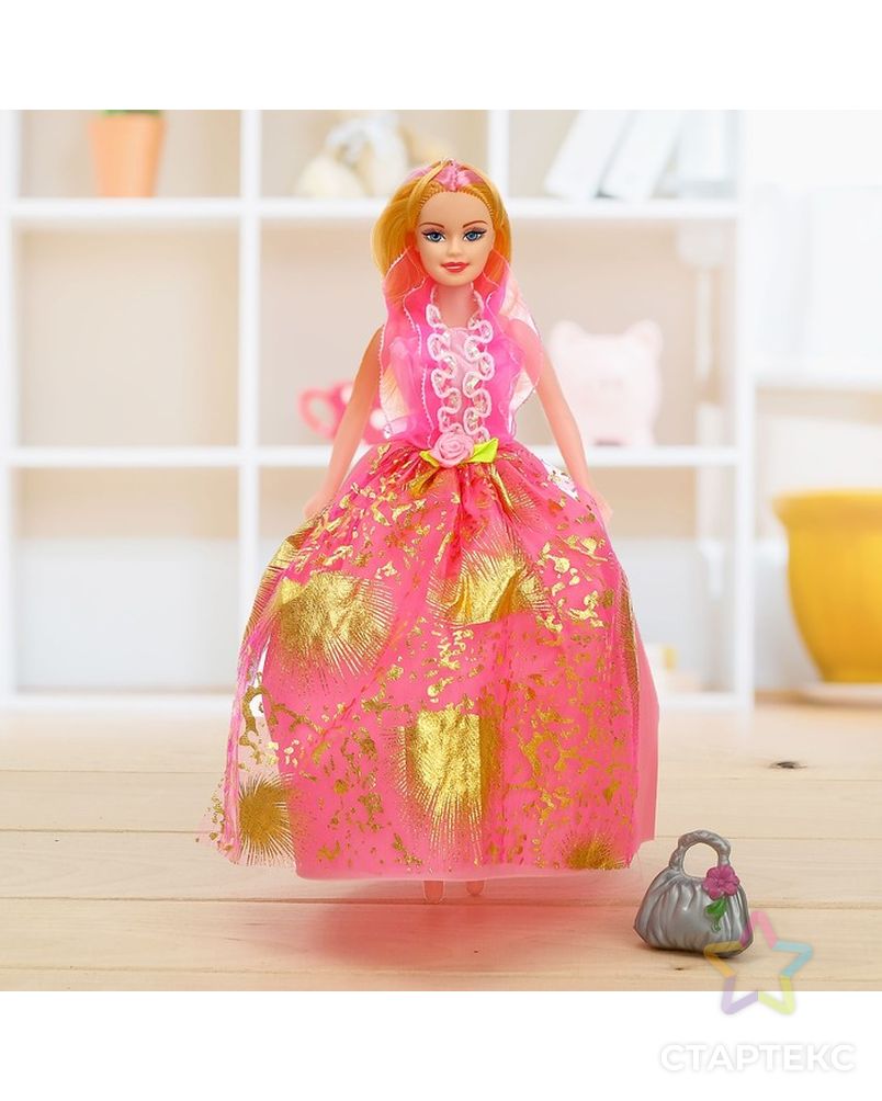 Кукла модель "Милена" в пышном платье с аксессуарами, МИКС арт. СМЛ-54835-1-СМЛ0003036096 10