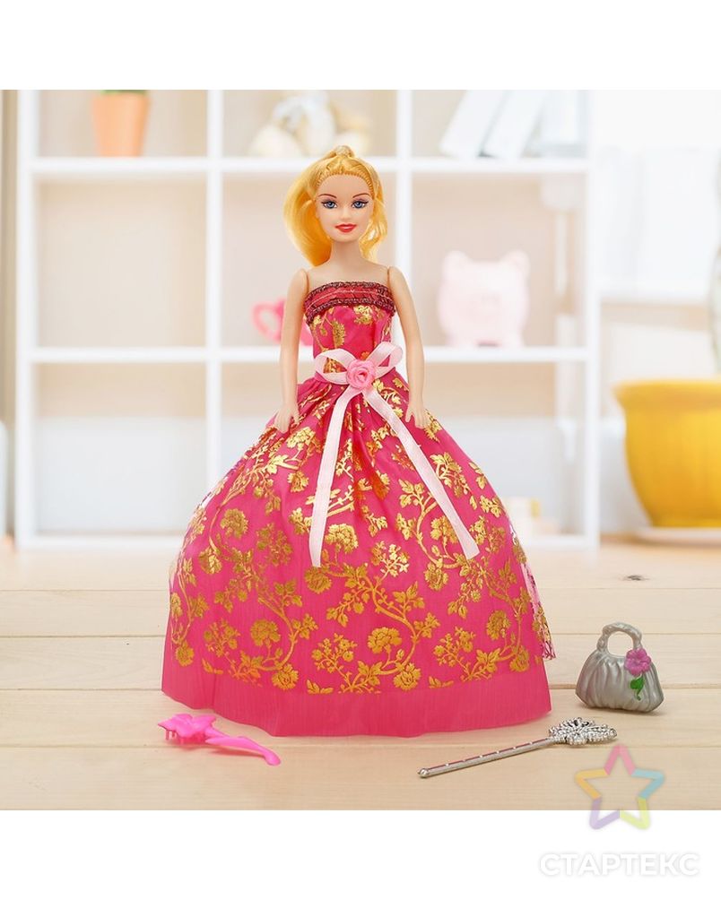 Кукла модель «Ника» в платье с аксессуарами, МИКС арт. СМЛ-54837-1-СМЛ0003036098 2