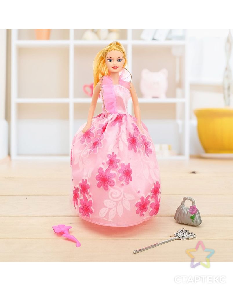 Кукла модель «Ника» в платье с аксессуарами, МИКС арт. СМЛ-54837-1-СМЛ0003036098 8