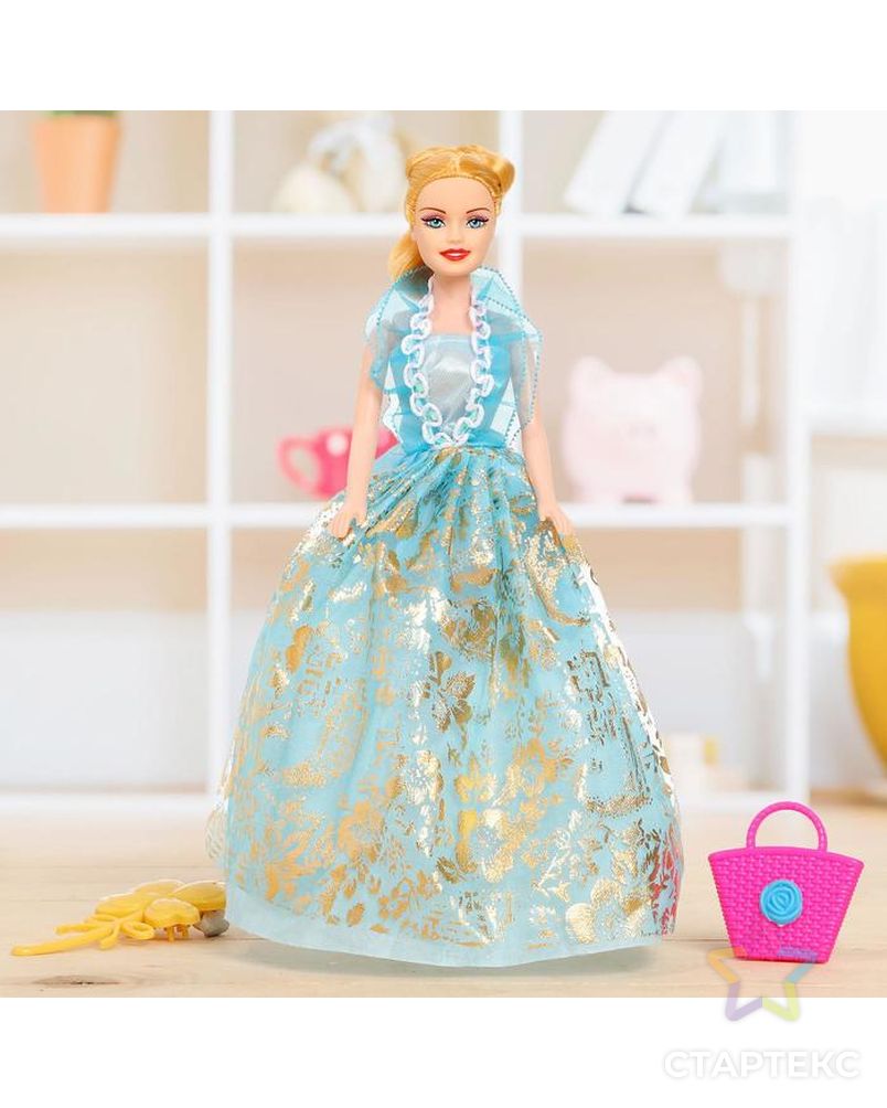 Кукла модель "Яна" в платье с аксессуарами, МИКС арт. СМЛ-139903-1-СМЛ0003036099 7