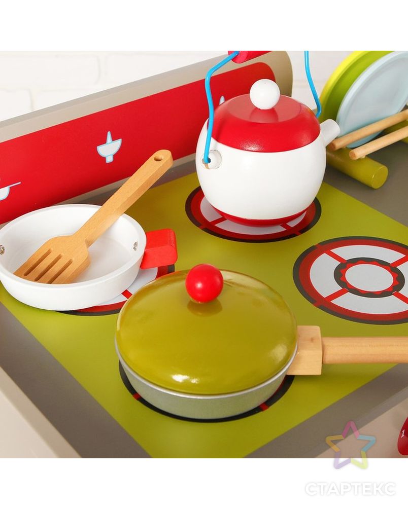 Игровой набор «Стильная кухня», посудка в наборе арт. СМЛ-55353-1-СМЛ0003048150 7