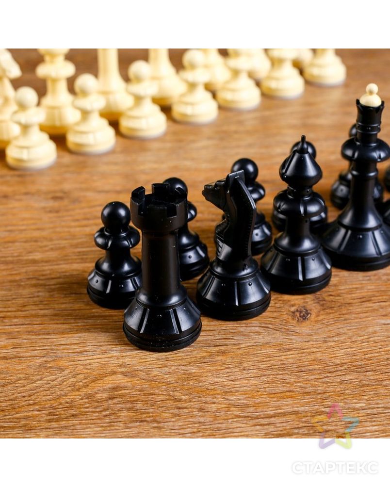 Шахматные фигуры "Айвенго" обиходные (без доски, высота король h=10,5 см) арт. СМЛ-52218-1-СМЛ0003091519 2