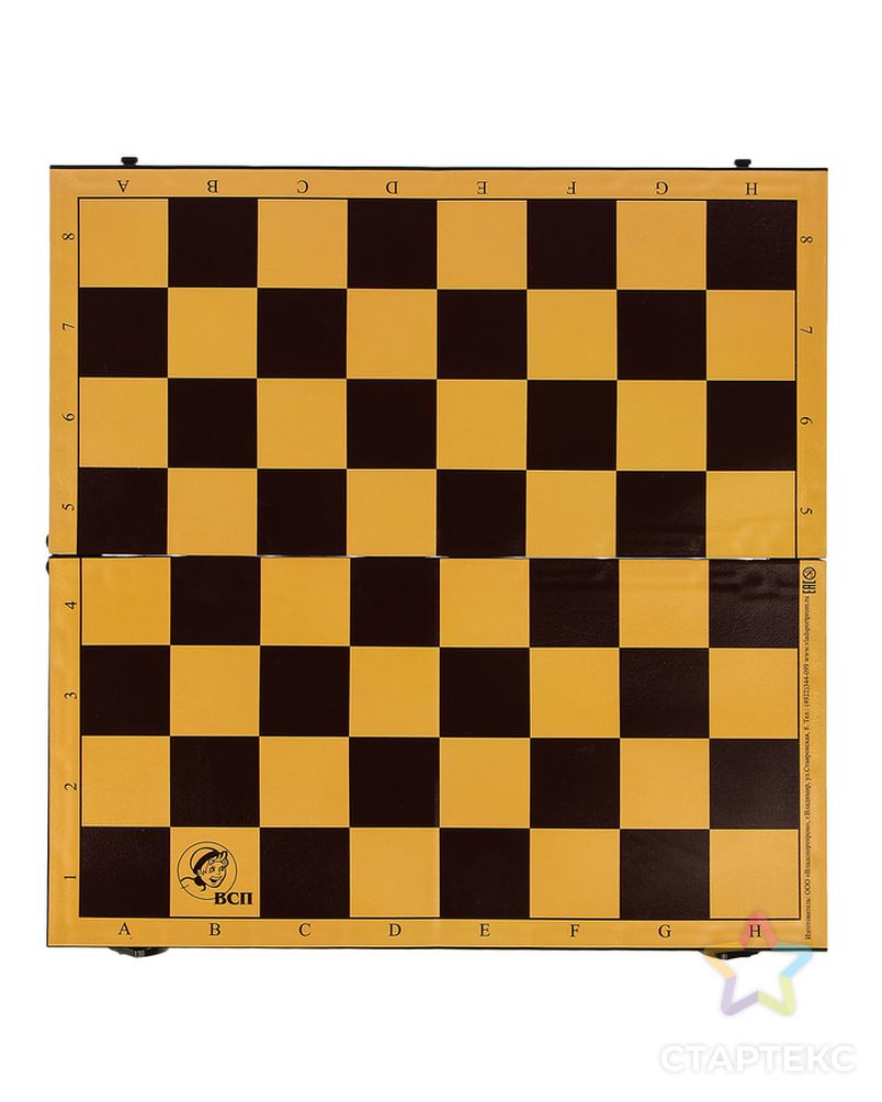 Доска шахматная пластиковая 30х30 см  высота 1,5 см арт. СМЛ-149184-1-СМЛ0003091536 2