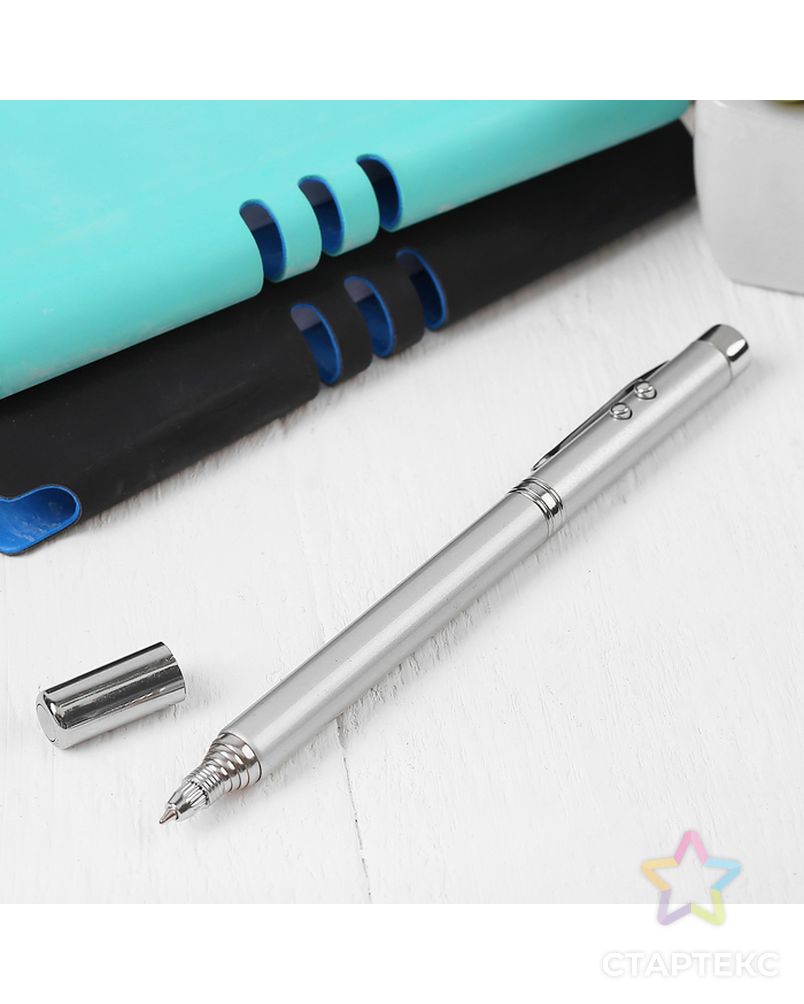 Ручка-лазер «Указка», с фонариком, магнит арт. СМЛ-46681-1-СМЛ0000309395 1