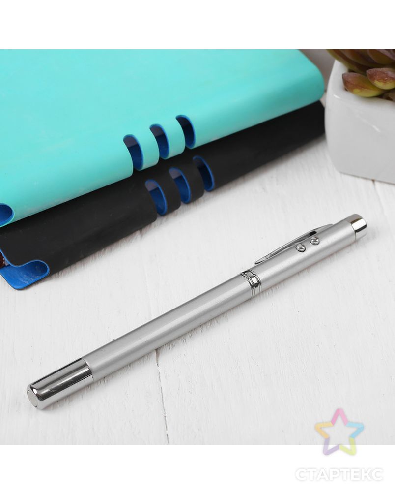 Ручка-лазер «Указка», с фонариком, магнит арт. СМЛ-46681-1-СМЛ0000309395 3