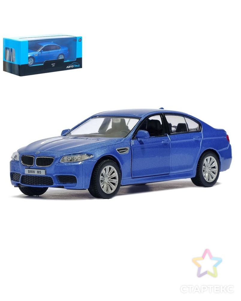 Машина металлическая BMW M5, 1:32, инерция, цвет белый арт. СМЛ-100801-2-СМЛ0003098620 1