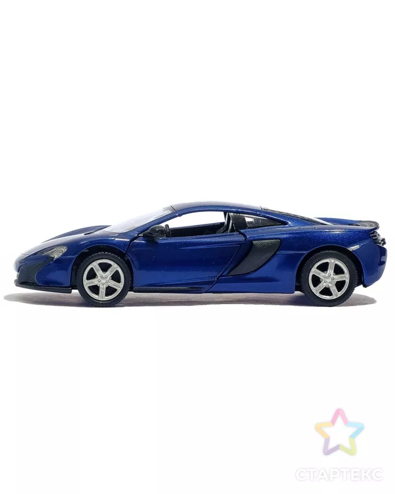 Машина металлическая MCLAREN 650S, масштаб 1:32, инерция, цвет синий арт. СМЛ-100938-1-СМЛ0003098641 - рис. 2