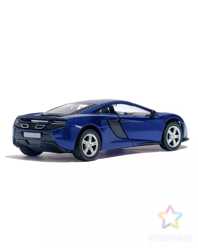 Машина металлическая MCLAREN 650S, масштаб 1:32, инерция, цвет синий арт. СМЛ-100938-1-СМЛ0003098641 - рис. 3