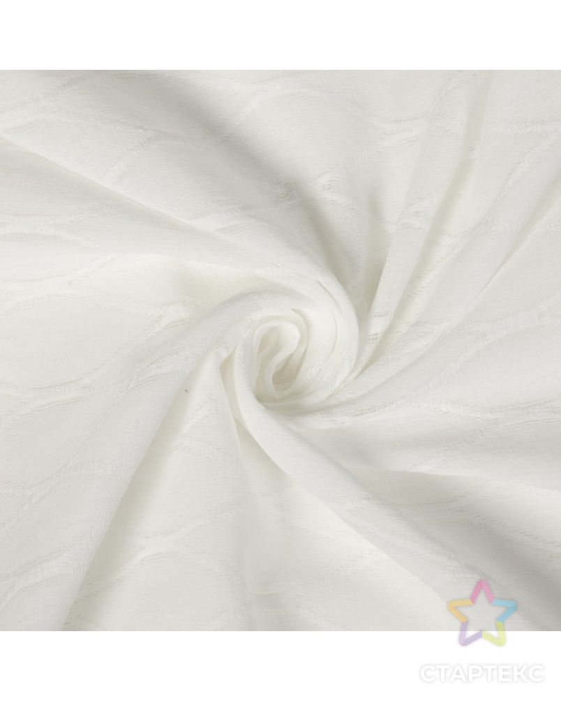 Штора портьерная Этель «Плавные ромбы» 135х270 см, цвет белый арт. СМЛ-34565-1-СМЛ0003099855 3