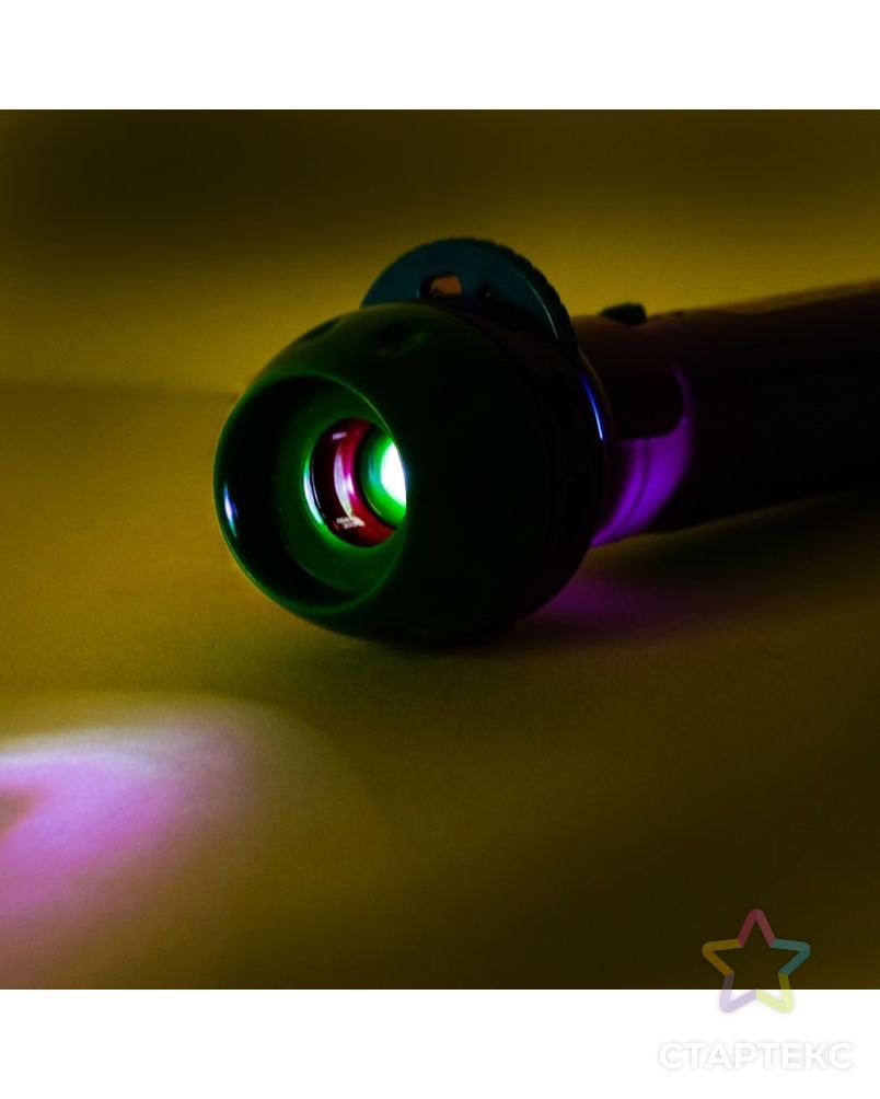 Проектор-фонарик «Волшебный проектор», световые эффекты, цвета МИКС арт. СМЛ-61139-1-СМЛ0003101371 4